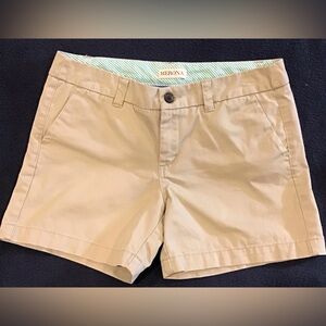Merona khaki chino mid rise shorts